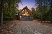 Whispering Wooded Loft | Broken Bow Cabin with Hot Tub, Fire Pit & Pets