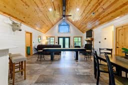 Hochatown Cabin with Hot Tub, Fire Pit & Pets | Between The Pines Broken Bow - Image 2