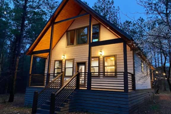 The Abby | Broken Bow Cabin with Hot Tub, Fire Pit & Pets - Image 1
