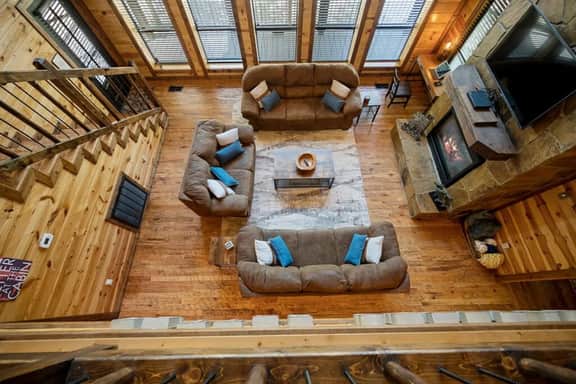 Bigger IS Better | Spacious 5BR Broken Bow Cabin with Game Room & Fire Pit Hostaway Short Description - Image 3