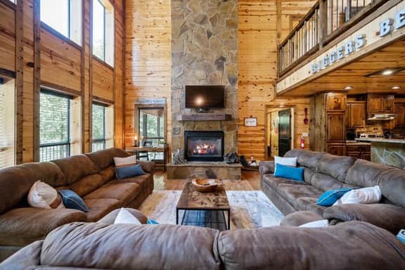 Bigger IS Better | Spacious 5BR Broken Bow Cabin with Game Room & Fire Pit Hostaway Short Description - Image 2