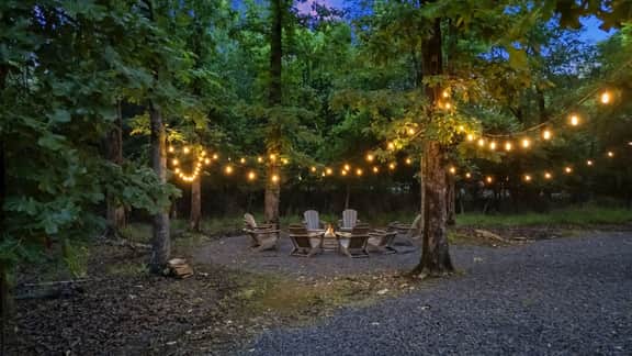 Mystic River Retreat | Luxury Broken Bow Cabin with Hot Tub, Game Room, Fire Pit & EV Charger - Image 5