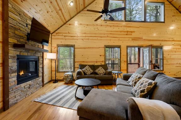 Worry Less, Cabin More | Broken Bow Cabin with Hot Tub, Fire Pit & Pets - Image 5