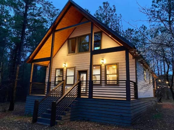 The Abby | Broken Bow Cabin with Hot Tub, Fire Pit & Pets - Image 1