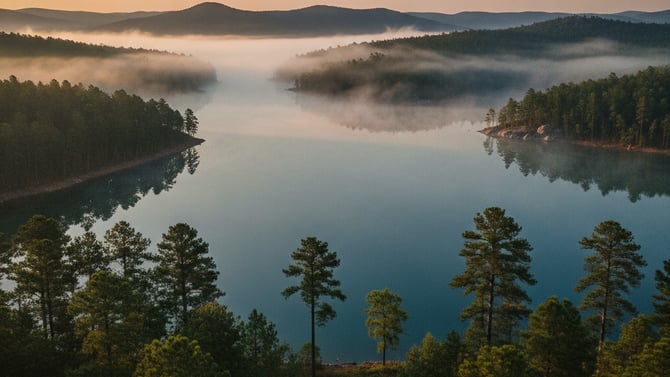 One-bedroom cabins for a Broken Bow fishing trip